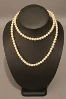 Collier continu de perles de culture et plus, seconde moitié du 20e s., allemand