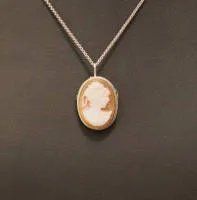 Broche camée / pendentif, milieu du 20e siècle, allemand