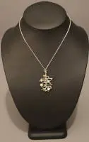 Pendentif moderne avec turquoises, seconde moitié du 20e siècle, allemand