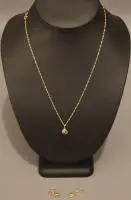 Parure de bijoux femme en or, seconde moitié du 20e s., allemande
