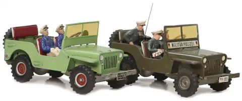 ARNOLD – 2 art. Jeep police militaire