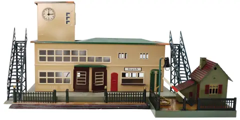 MÄRKLIN – Voie 0 : Barrière de signalisation avec 1 signal