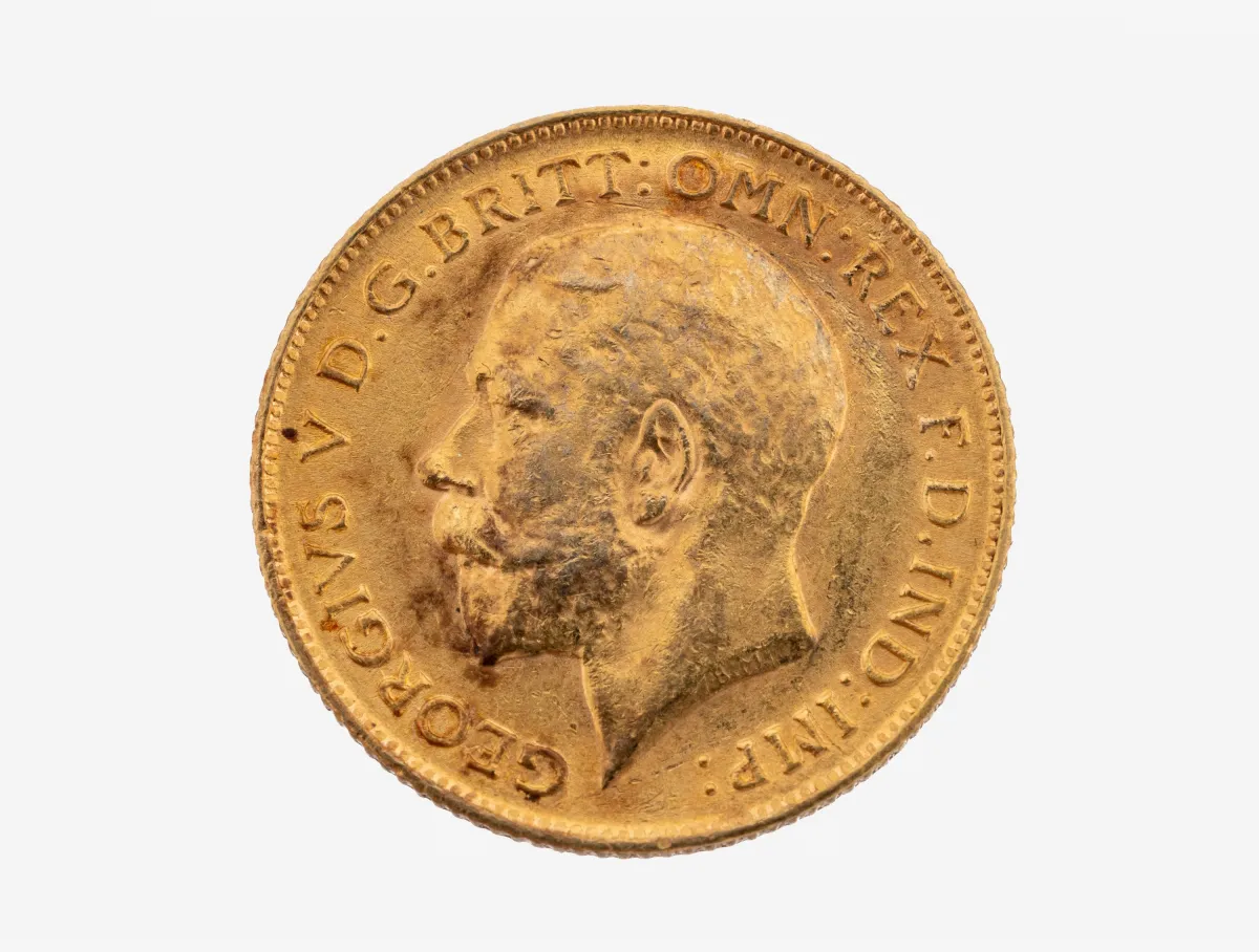 Goldmünze 1/2 Sovereign 1911, Georg V