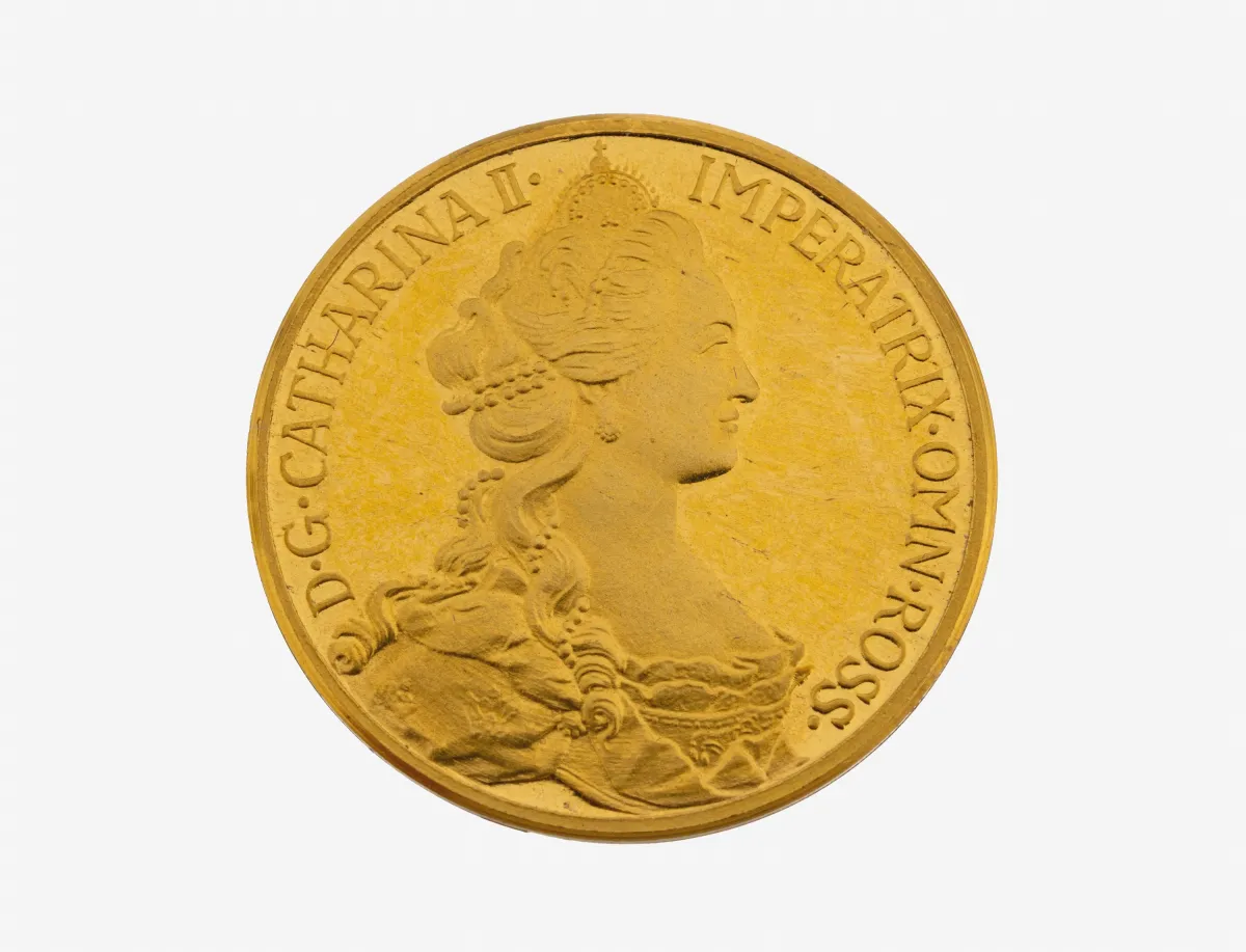 Medaille, Numis Mundi, GG 999/000, Catharina II., ca. 3.1 g