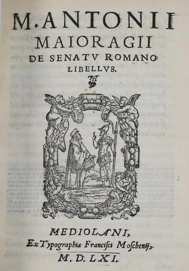 Majoragio,M.A. – De senatu romano libellus