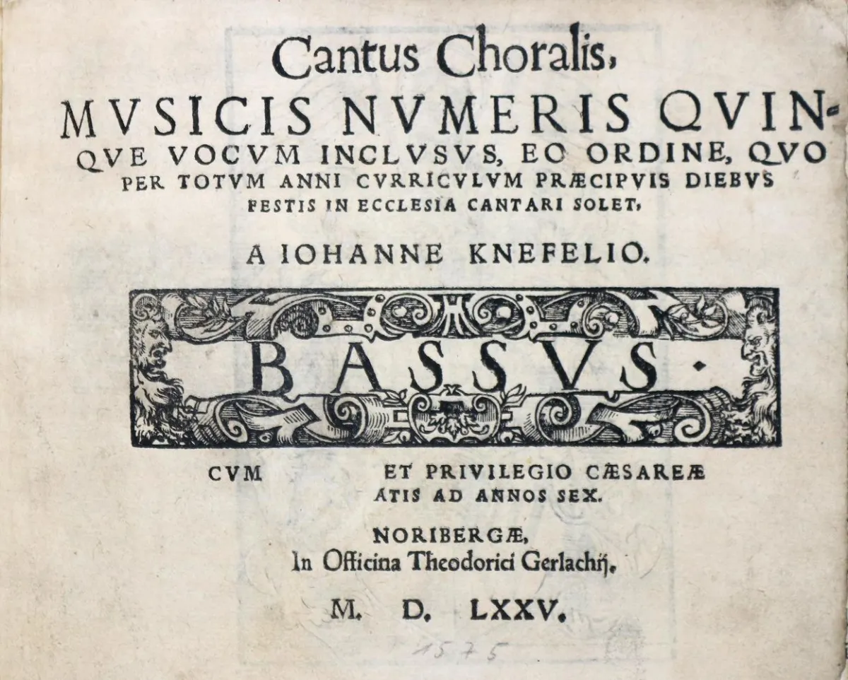 Knöfel, J. – Cantus choralis