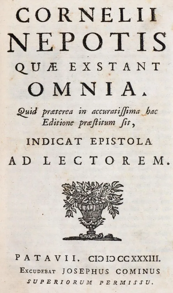 Nepos,C. – Quae exstant omnia
