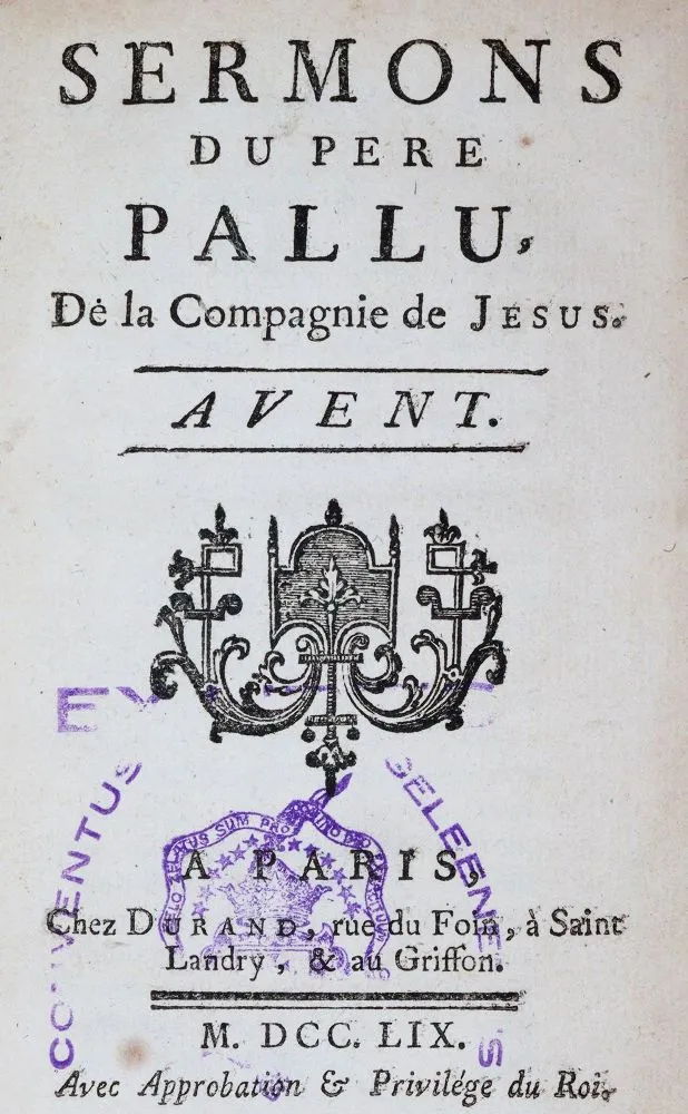 Pallu,(F.). – Sermons