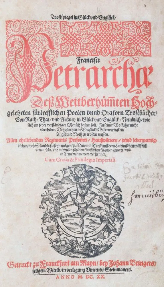 Petrarca,F. – Trostspiegel in Glück und Unglück..