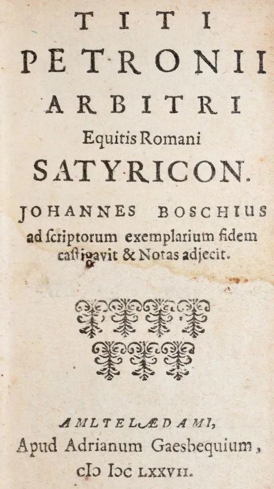 Petronius Arbiter,T. – Satyricon
