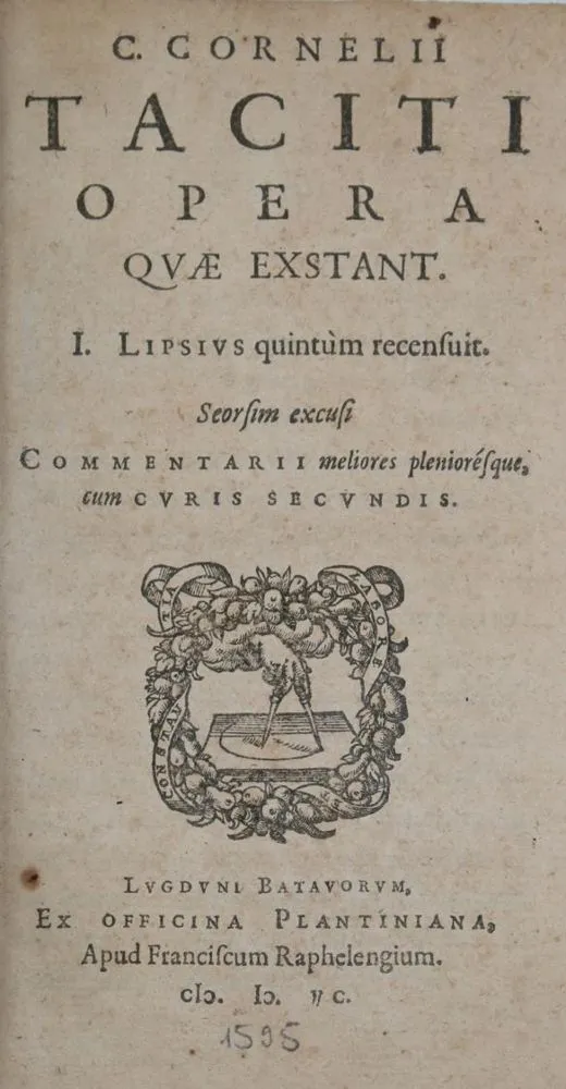 Tacitus,C.C. – Opera quae exstant