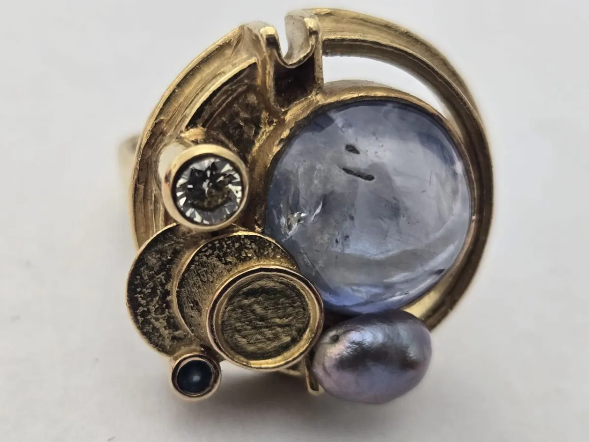 Ring (Gold, Saphir 12 ct)