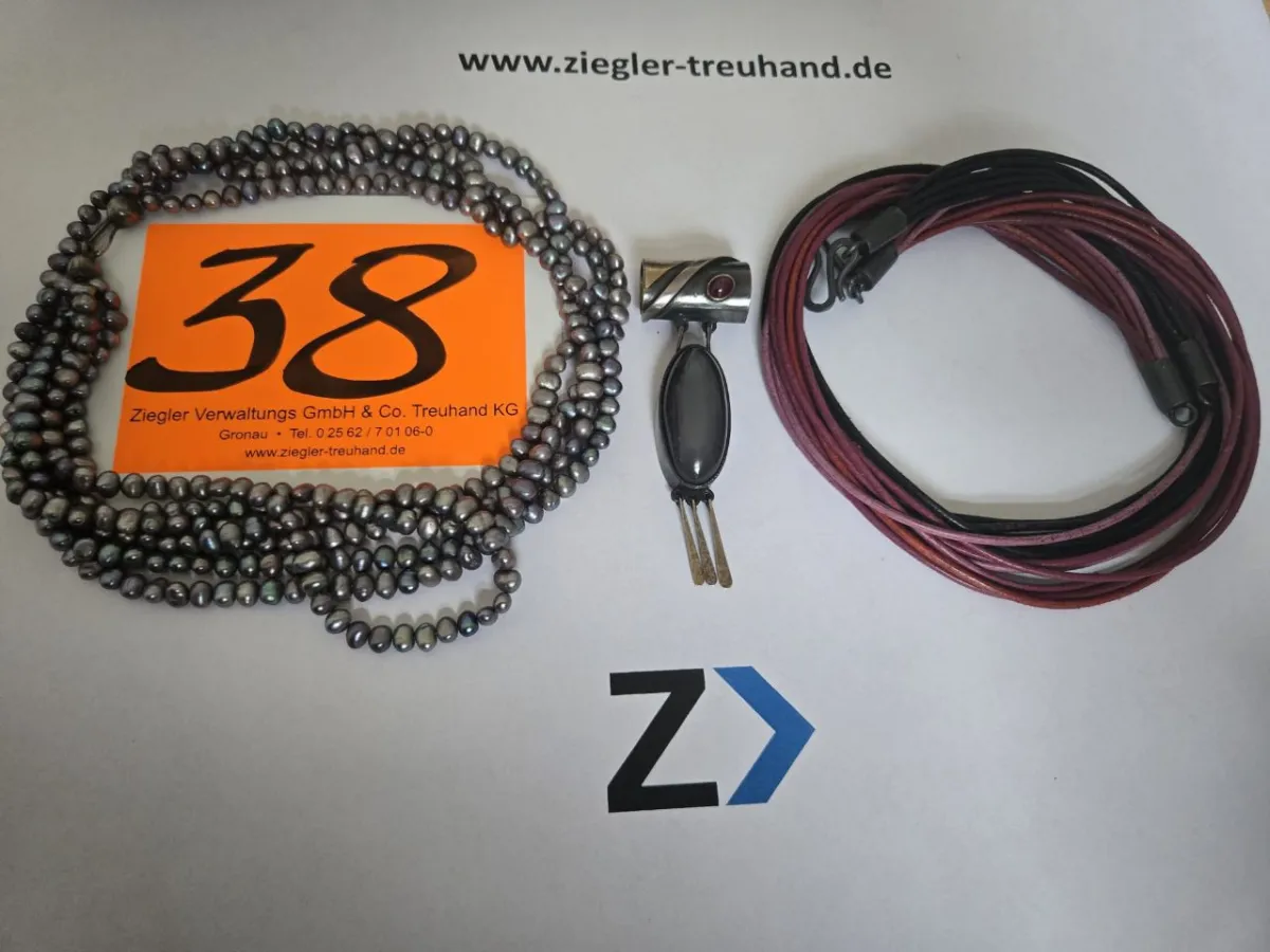 5-fache Perlenkette (Süßwasserperlen)