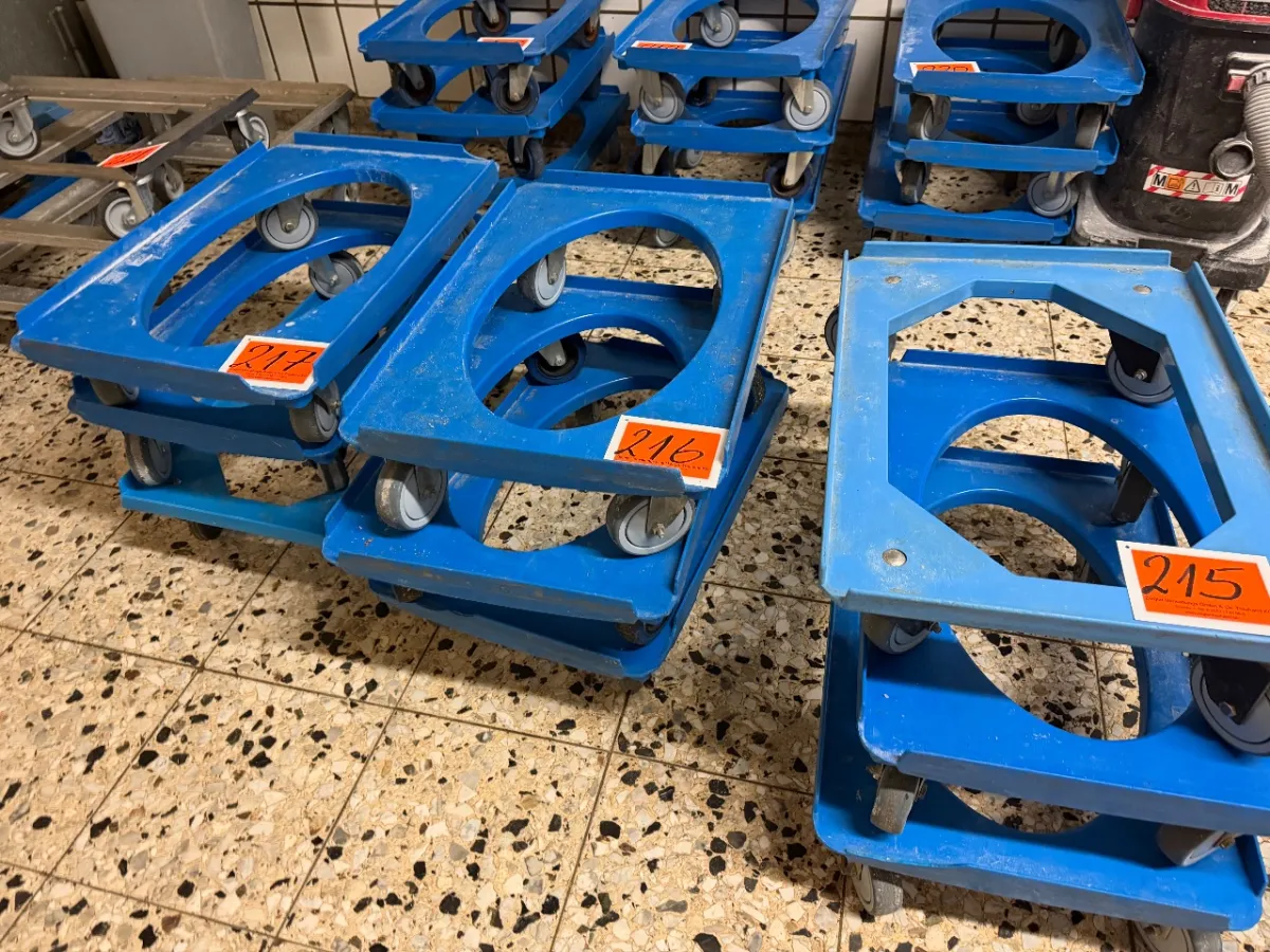 Lot de châssis roulants (3 pièces)