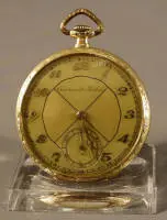 Goldene Frackuhr Marke Postale, 1. Hälfte des 20. Jh.Schweiz