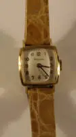Goldene Damenarmbanduhr Marke Dugena, 60-70er Jahre, deutsch
