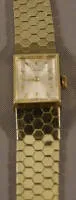 Gouden damespolshorloge Junghans, jaren 60-70, Duits