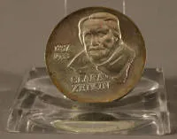 20 marchi DDR, argento, 1982, Clara Zetkin