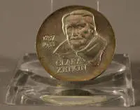 20 markkaa DDR:stä, hopea, 1982, Clara Zetkin