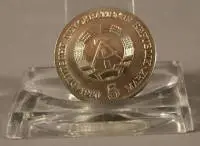 Монета 5 марок НДР, 1980, Адольф фон Менцель