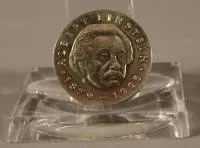 Moneda 5 marcos RDA 1979, Albert Einstein