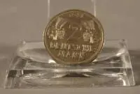 Zwei Mark Münzen der BRD, 1951 F, 1979 J