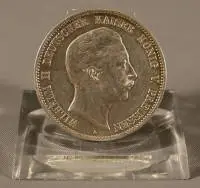 Silbermünze fünf Mark 1907 Preussen, Deutsches Reich