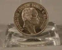 Silbermünze Drei Mark 1909 E , Deutsches Reich