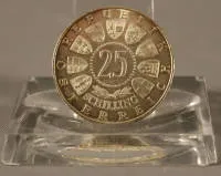 Sølvmønt 25 shilling, 1956, Østrig