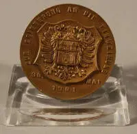 Erinnerungsmedaille zur Eröffnung des Quedlinburger Rathauses 1901