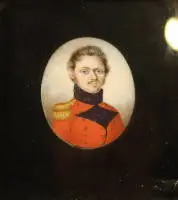 Biedermeier minijatura, srednja Njemačka oko 1810-1830