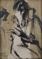 Nieznany łotewski artysta XX w., tytuł „Figura”