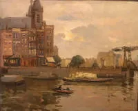 Karl Ludwig Friedrich Wagner 1839-1923，工业港口设施