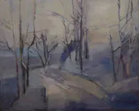 Jost Heyder 1954, pădure de iarnă
