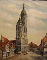 Monogramist 20. st., Gradski prizor Braunschweiga