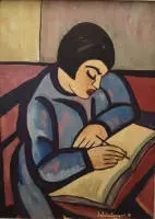 Vjerojatno Armand Schönberger 1885-1974, Žena koja piše
