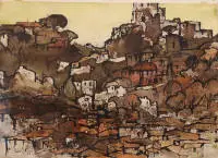 Nobert Gerd Hartmann 1886-1974, Talijanski seoski pejzaž