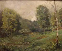 H. Delfeld, Krajina s pasoucím se stádem krav