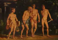 Albert Lang 1847-1933, prorok s učenicima