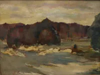 Gustav Jäger 1908-1957, zimski pejzaž