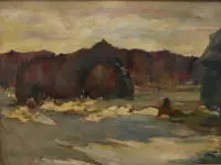 Gustav Jäger 1908-1957, zimski pejzaž