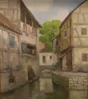 Th. Feucht 1867-1944, pogled prema starom gradu