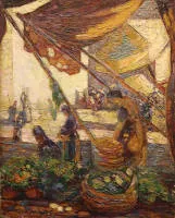 Německý impresionista, Živý trh