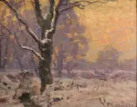 István Bosznay 1868-1944, zimski pejzaž