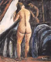 Károly Patkó, 1895-1941，背面女性裸体