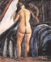 Károly Patkó, 1895-1941, ženski akt odostraga