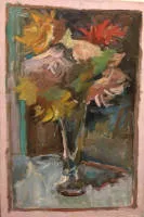 Albert Feser 1901-1993, Glas mit Blumen