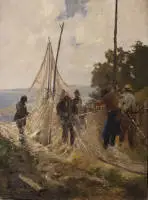 Sophie Ley 1849-1918, Ribar plete ribarsku mrežu