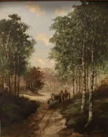 C. Richard Waterman 1809-1868，运木农民与车