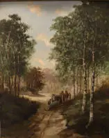 C. Richard Waterman 1809–1868, šumski seljaci s kolima
